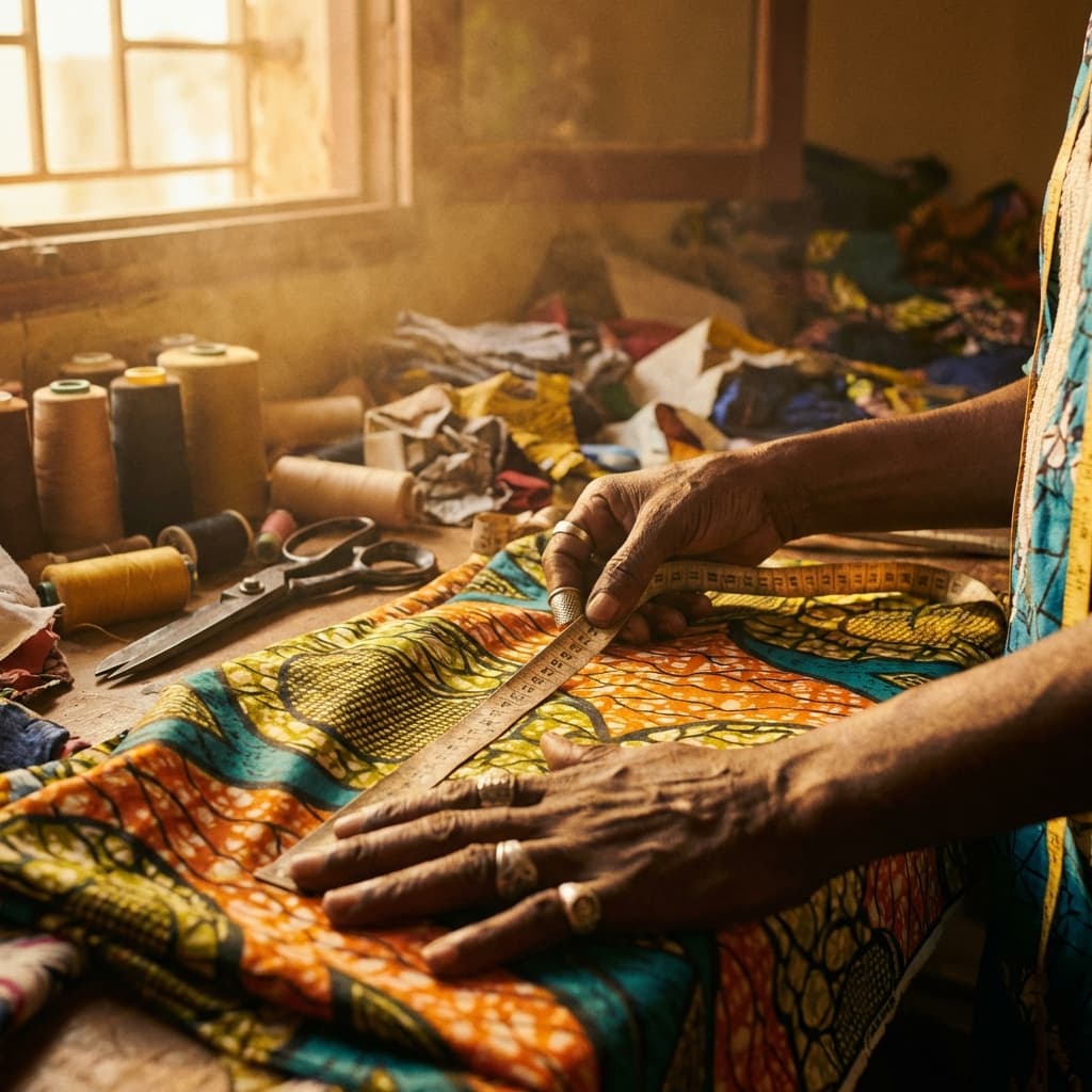 Maître tailleur 2M Collection au travail