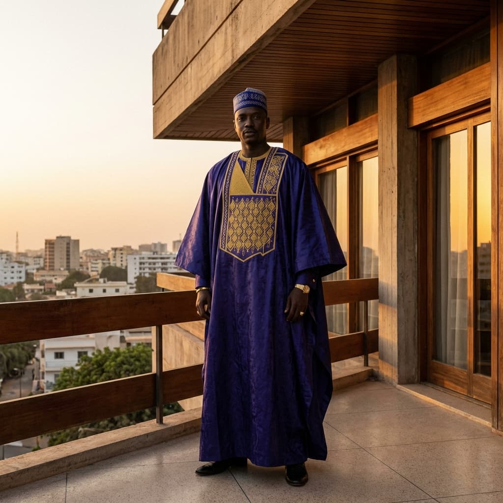 Tunique Royale Or & Ébène